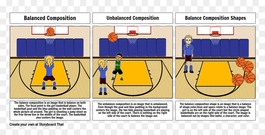 Forces Mass X Acceleration In Sport, HD Png Download - basketball court lines png