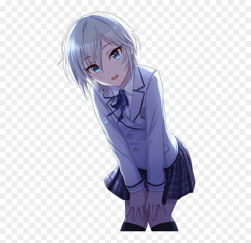 Anastasia Fanart Idolmaster, HD Png Download - anime school girl png