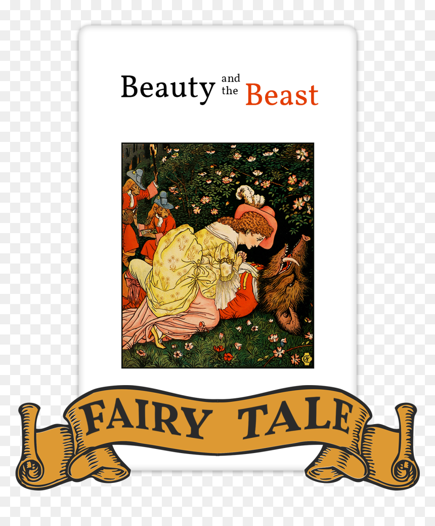 Beauty And The Beast Short Story/ Tale - Beauty And The Beast Written Book, HD Png Download - beauty and beast png