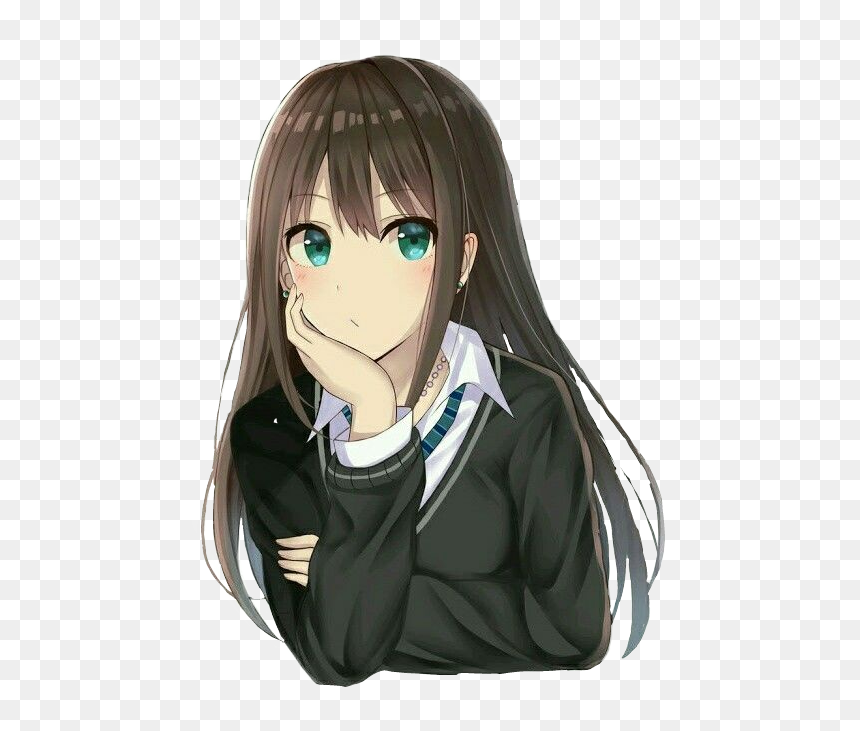 Rin Shibuya Transparent Png Anime, Png Download , Png - Rin Shibuya Fan Art Neko, Png Download - anime school girl png