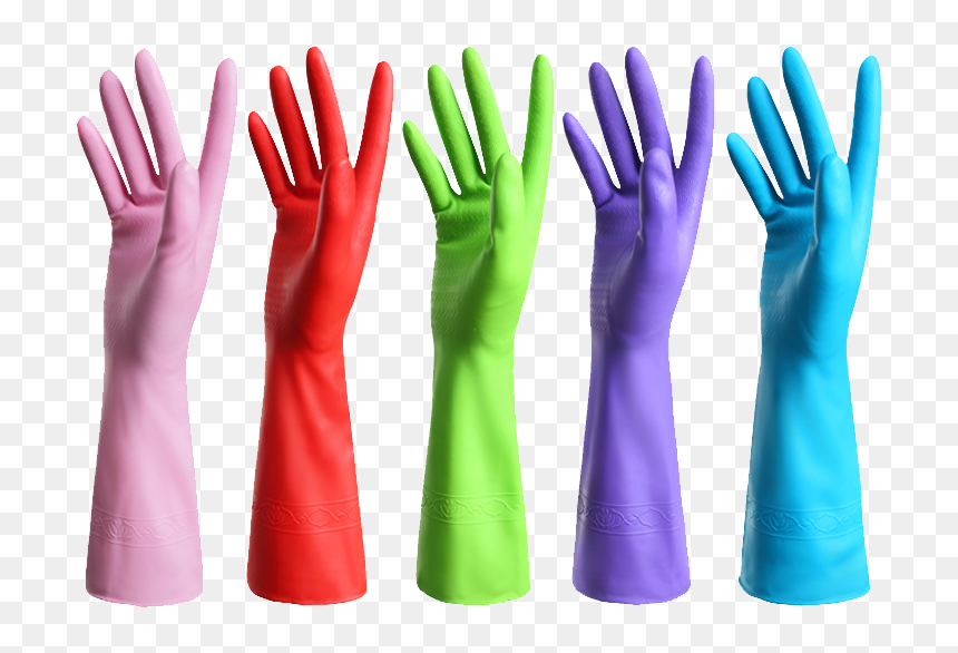 Leather, HD Png Download - rubber gloves png