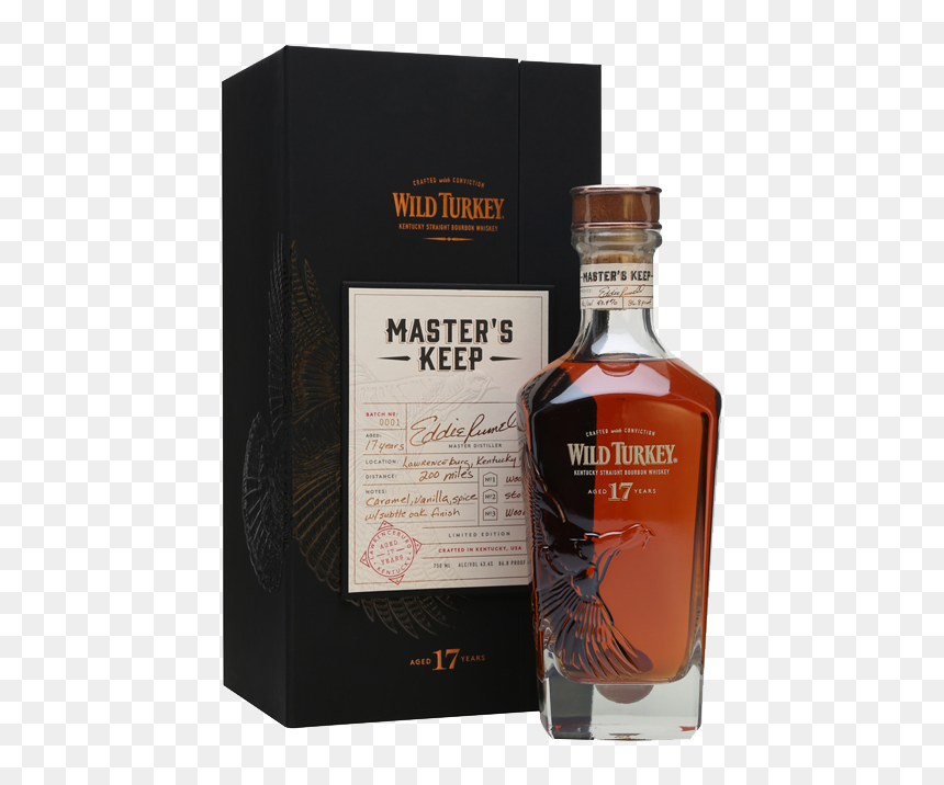 Wild Turkey Masters Keep 17 Year Bourbon - Wild Turkey Master's Keep 17 Year Old, HD Png Download - wild turkey png