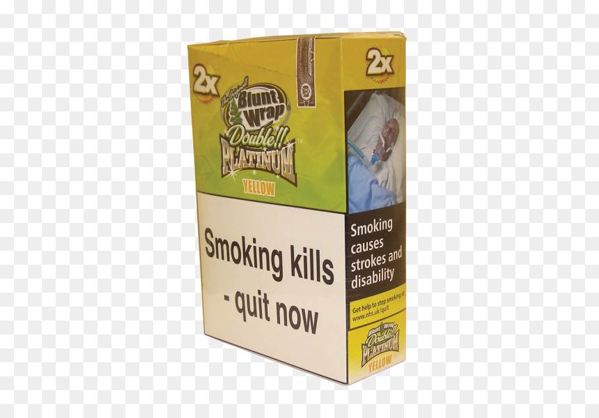 Blunt Wrap Double Platinum Yellow - Blunt Wrap, HD Png Download - blunts png