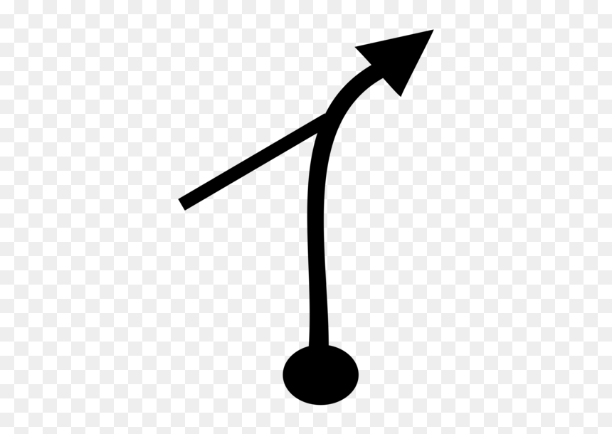 Angle,line,black And White - Clip Art, HD Png Download - curvy line png