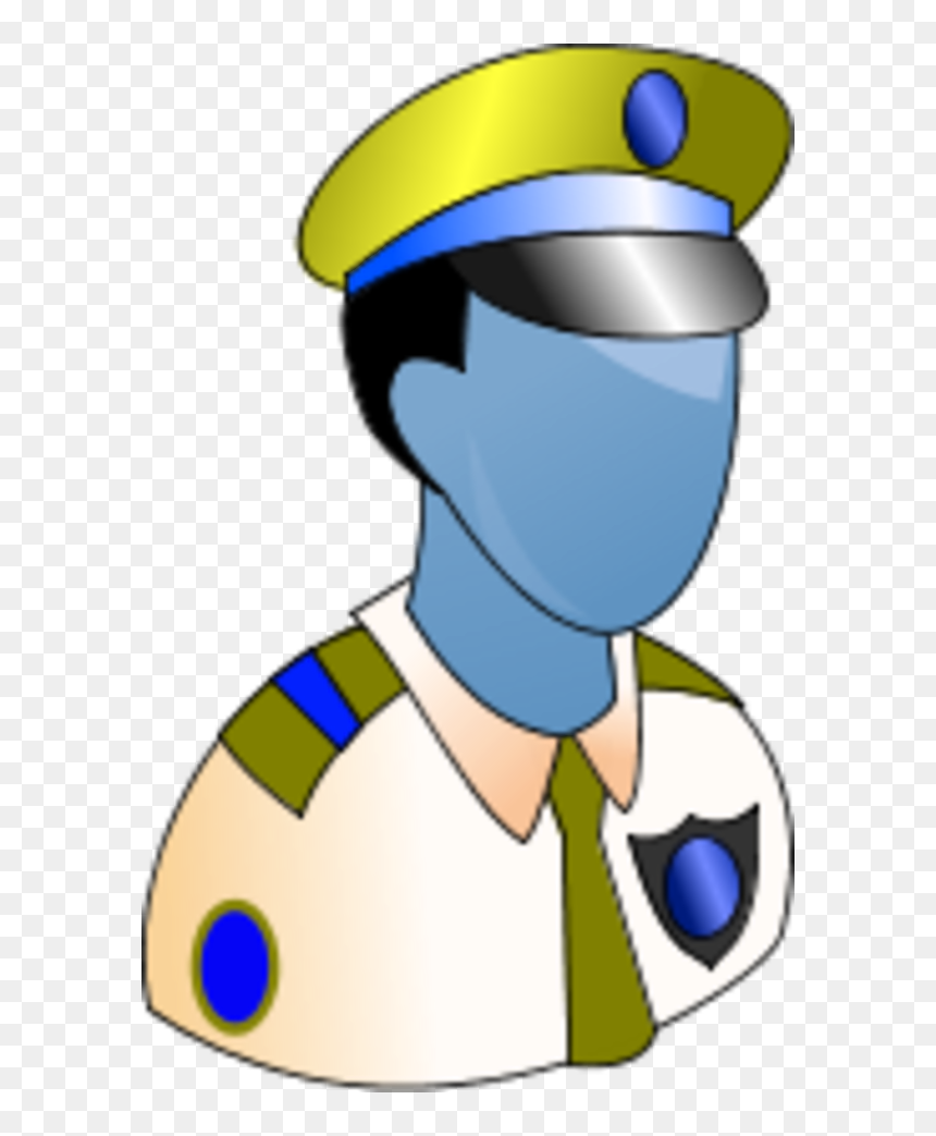 Vector Clip Art - Police Man, HD Png Download - police man png