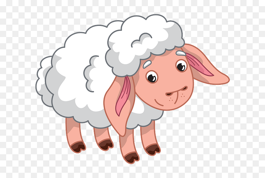 Cartoon, HD Png Download - lamb clipart png