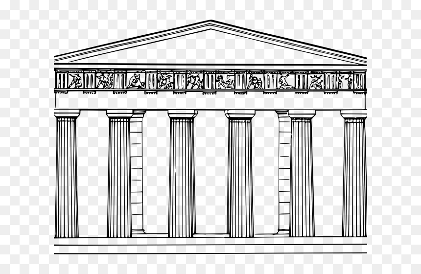 Transparent Greek Temple Png, Png Download - greek columns png