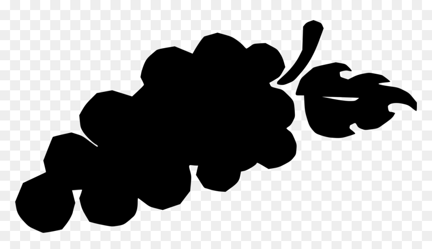 Silhouette Black And White Wheelchair - Silueta De Uvas, HD Png Download - white silhouette png