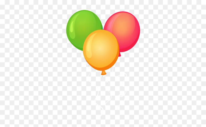 Png Balloon Border Peoplepng - Balloon, Transparent Png - orange balloons png