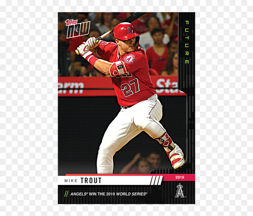 Rare Baseball Cards 2019, HD Png Download - mike trout png