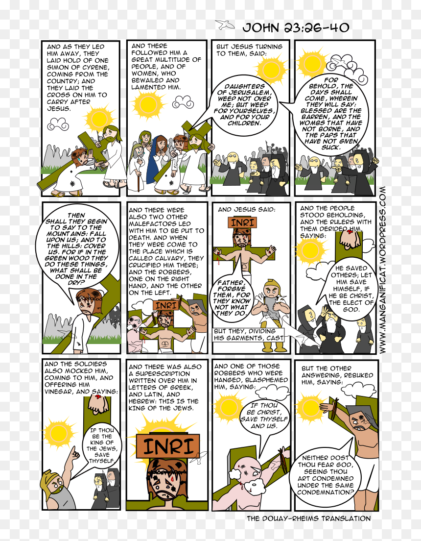 Palm Sunday Gospel03 - Comics, HD Png Download - palm sunday png