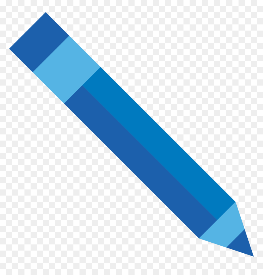 Idea Base Icons Pencil Eps Png Svg - Diagonal Blue Arrow Logo, Transparent Png - color pencil png