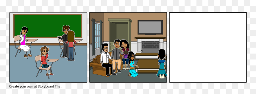 Storyboard, HD Png Download - hispanic family png
