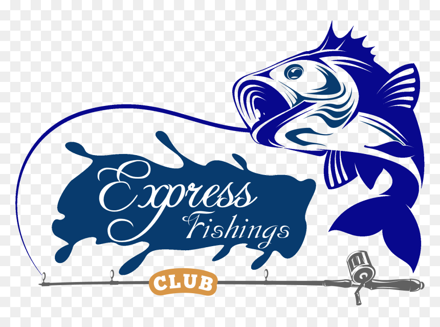 Fishing Club Logo Design, HD Png Download - fish net png