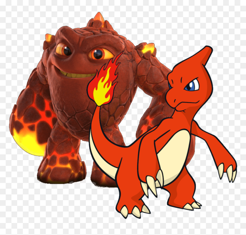 Skylanders Eruptor, HD Png Download - charmander png