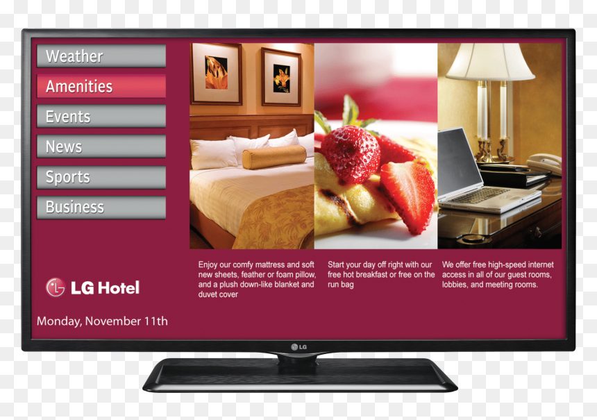 Pro Centric Smart Tv, HD Png Download - tv screen png