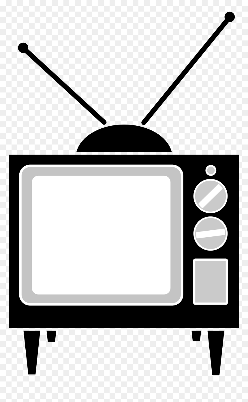 Old Television Clipart, HD Png Download - tv screen png
