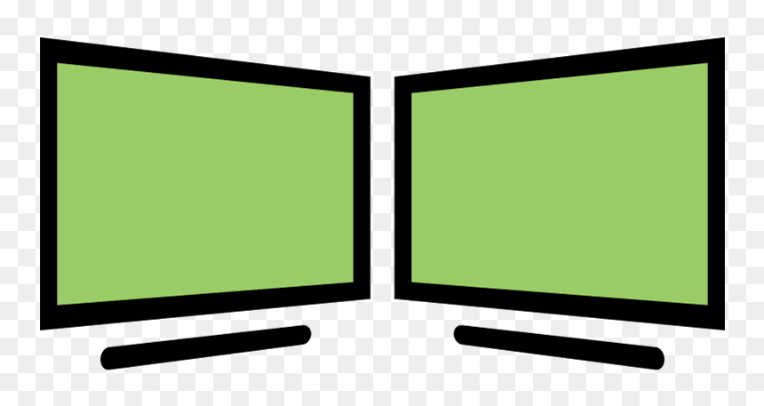Led-backlit Lcd Display, HD Png Download - tv screen png