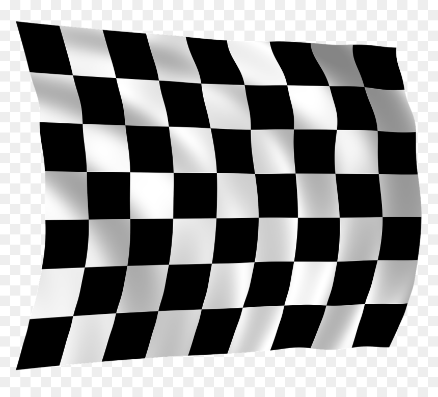 Let The Race Begin, HD Png Download - checkered flag png