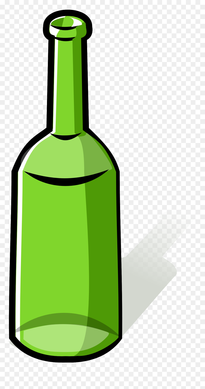 Bottle Clipart, HD Png Download - wine bottle png