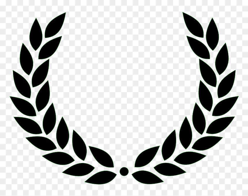 22 Laurel Wreath Clip Art, HD Png Download - checkered flag png