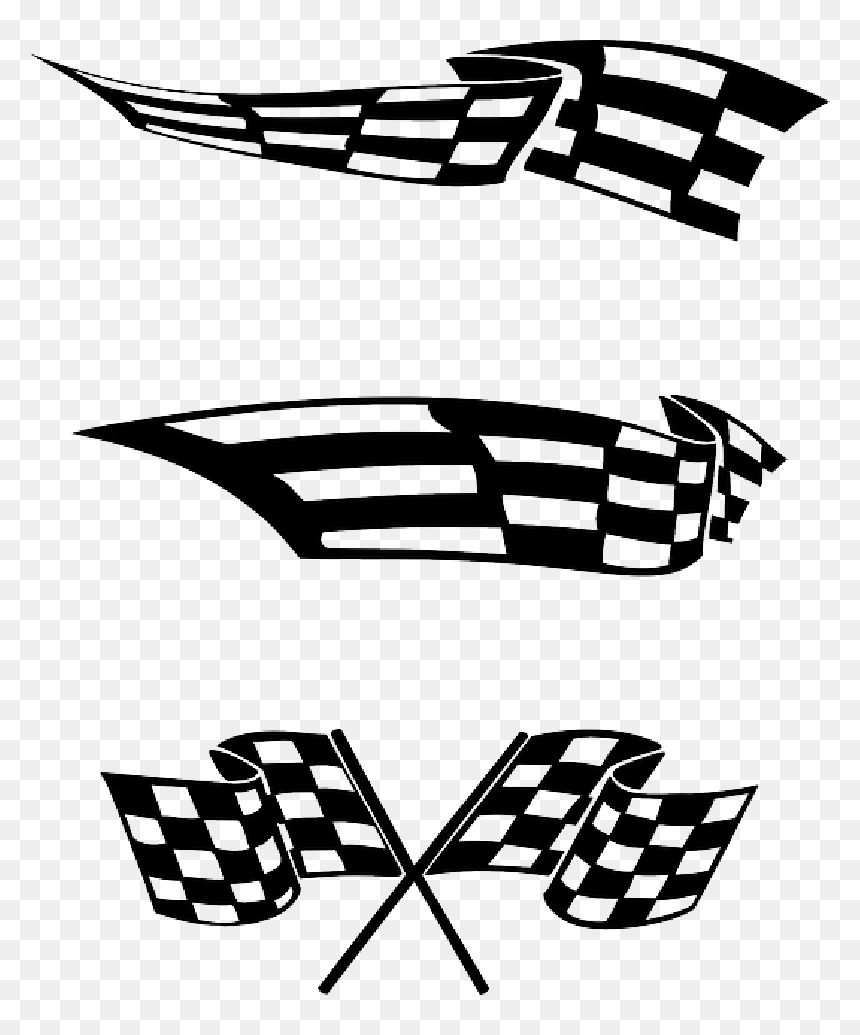 Racing Flag, HD Png Download - checkered flag png