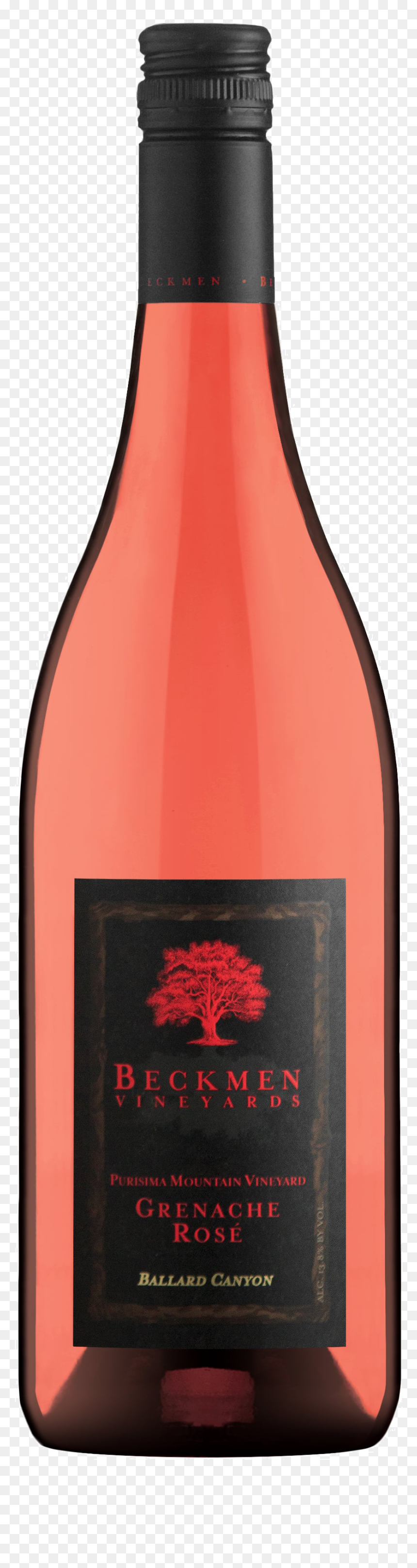 Beckmen Vineyards Purisima Mountain Vineyard Clone, HD Png Download - wine bottle png