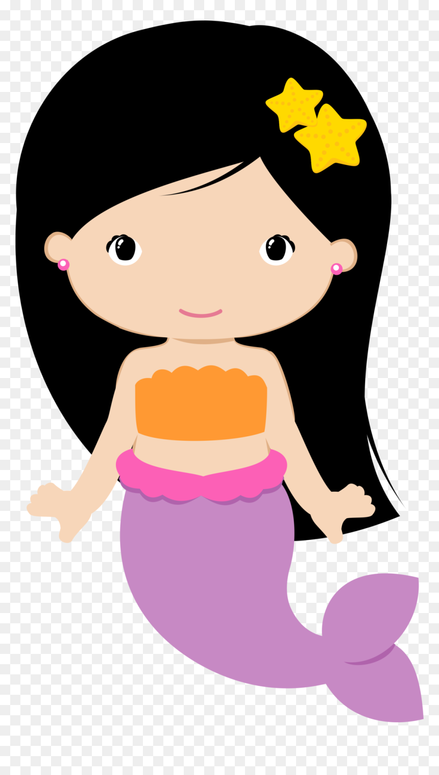 Mermaid Clipart, HD Png Download - little mermaid png