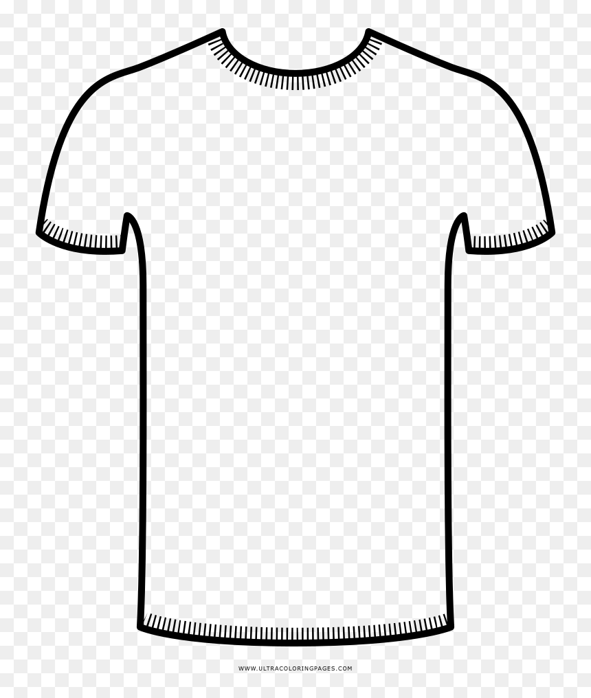 T Shirt For Coloring Png, Transparent Png - black shirt png
