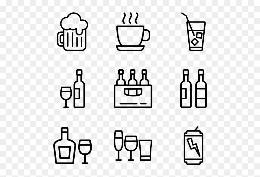 Food Truck Line Icon, HD Png Download - soda png