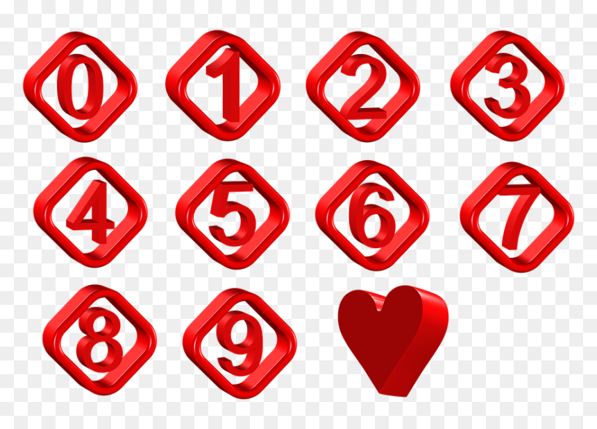 Sticker, HD Png Download - numbers png