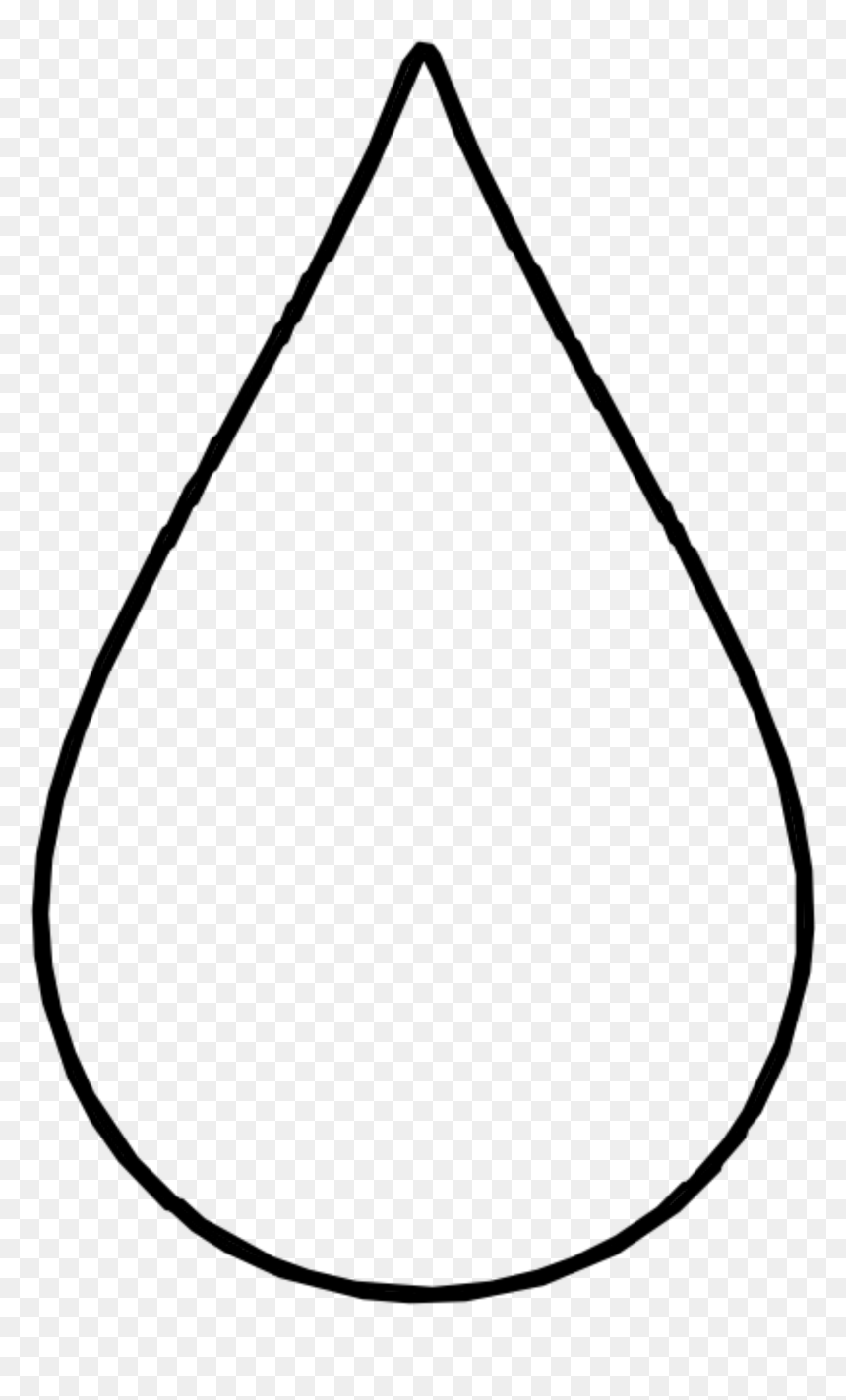 Line Art, HD Png Download - raindrop png