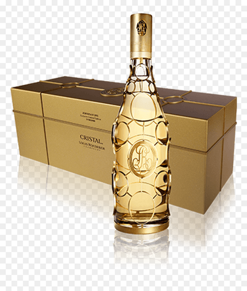Louis Roederer Cristal 2002, HD Png Download - champagne bottle png