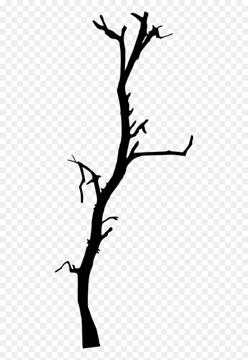 Dead Tree Silhouette, HD Png Download - dead tree png
