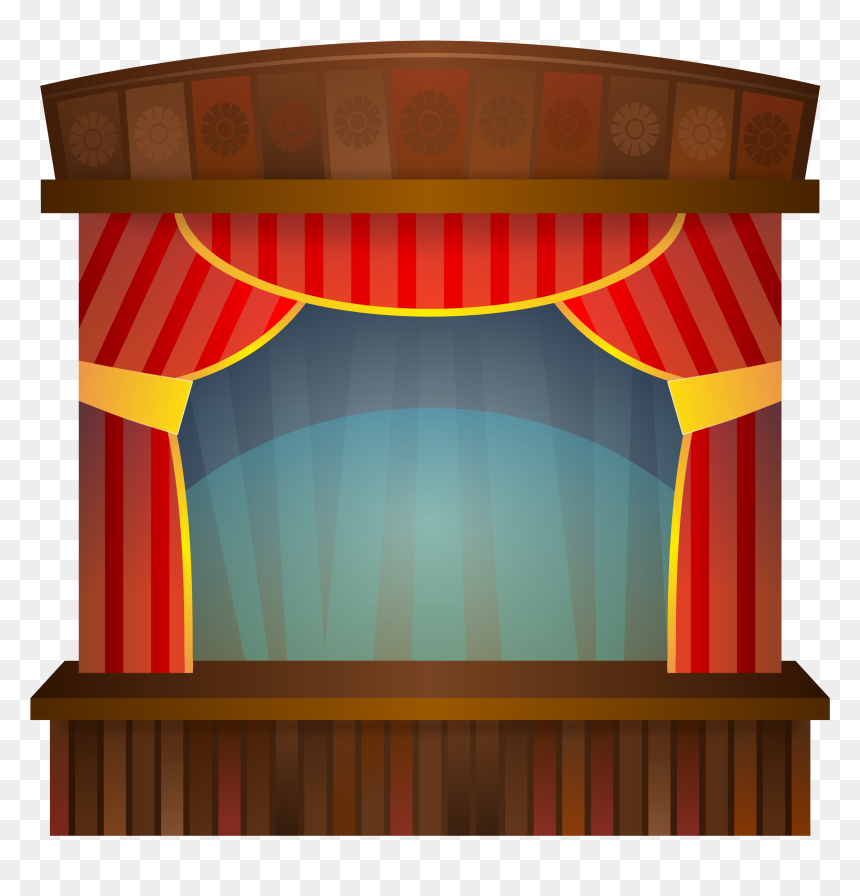 Theatre Clipart, HD Png Download - stage png