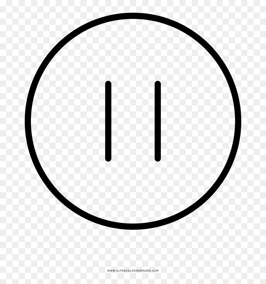 Circle, HD Png Download - pause button png