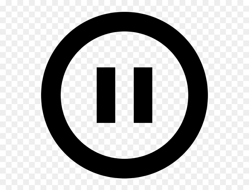 Circle, HD Png Download - pause button png