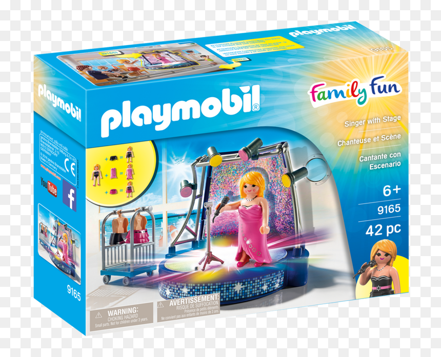 Playmobil Singer, HD Png Download - stage png