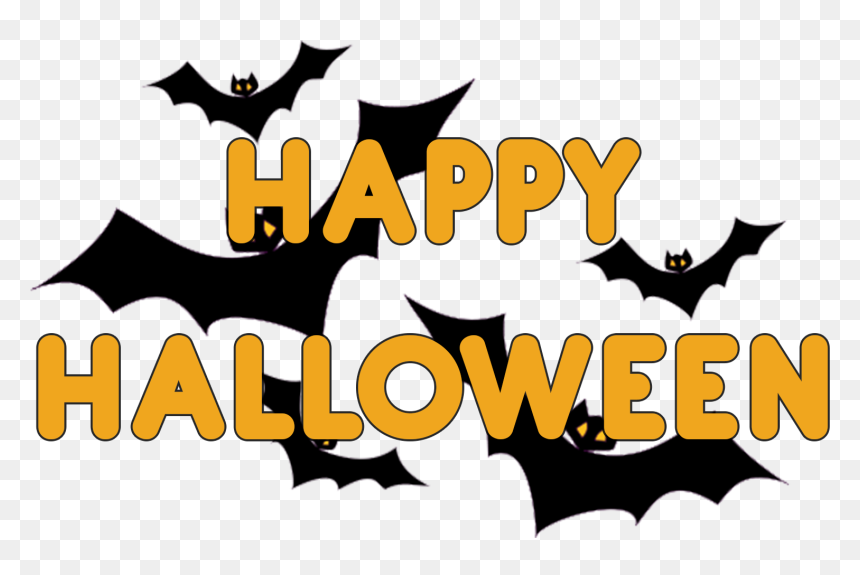 Vleermuizen, HD Png Download - happy halloween png