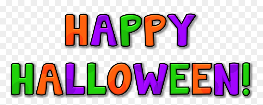 Happy Halloween Sign Clipart, HD Png Download - happy halloween png