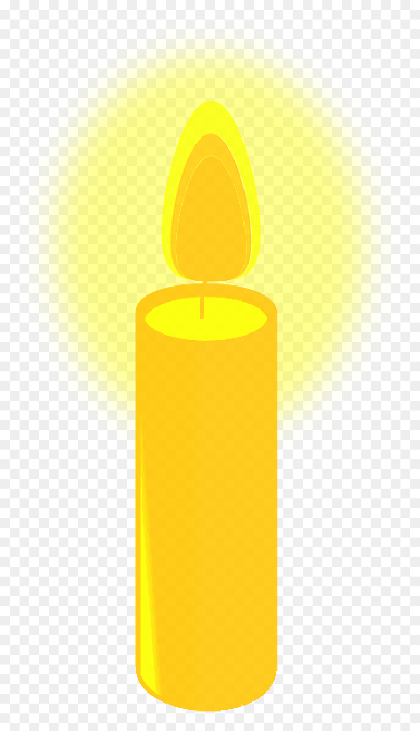 Advent Candle, HD Png Download - candle flame png