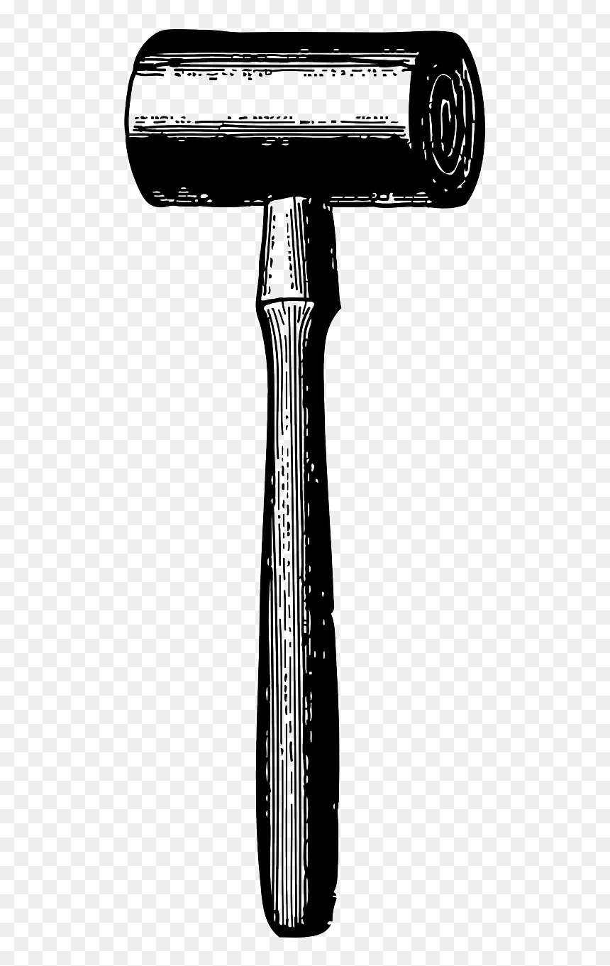 Wooden Mallet Clip Art, HD Png Download - gavel png