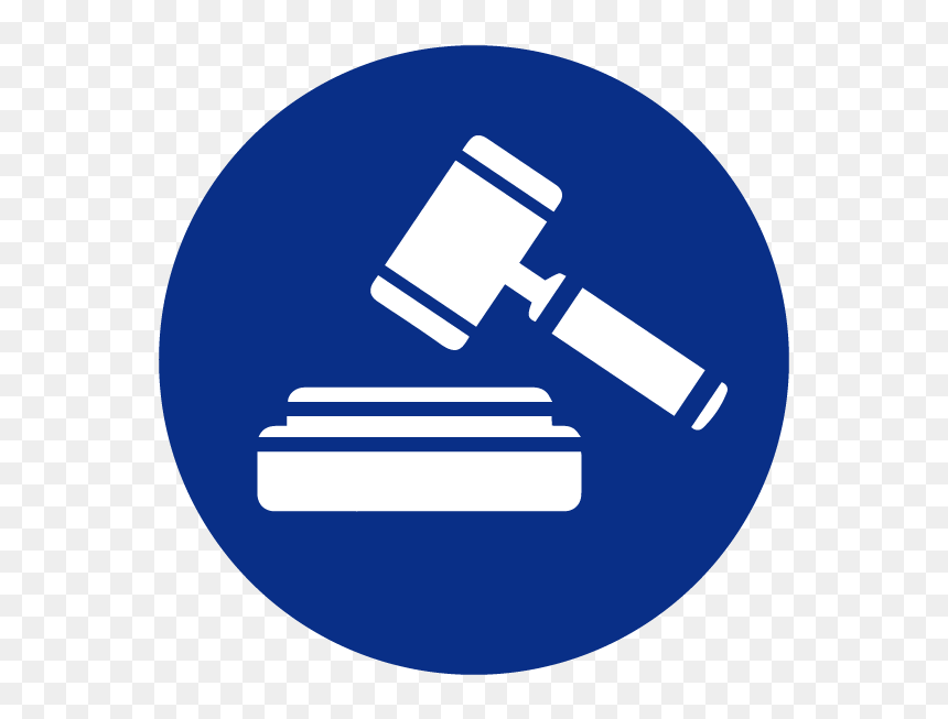 Blue Gavel Png, Transparent Png - gavel png
