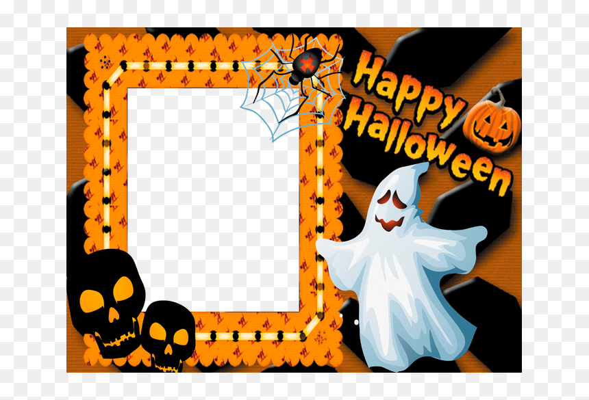 Marcos De Fotos De Halloween, HD Png Download - happy halloween png