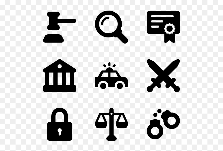 Video Camera Icon Png, Transparent Png - gavel png