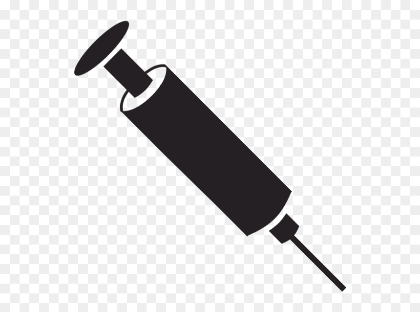 Black And White Pencil Icon, HD Png Download - syringe png