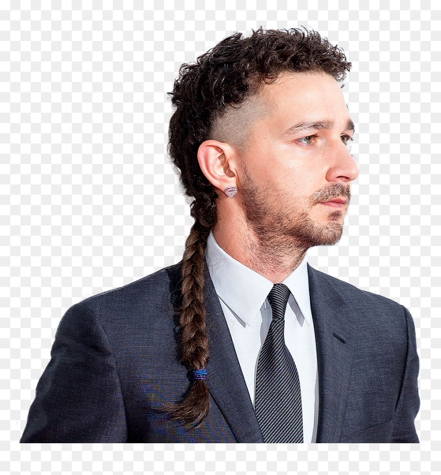 Clip Art Page Of Comments At - Shia Labeouf Rat Tail Hair, HD Png Download - shia labeouf face png