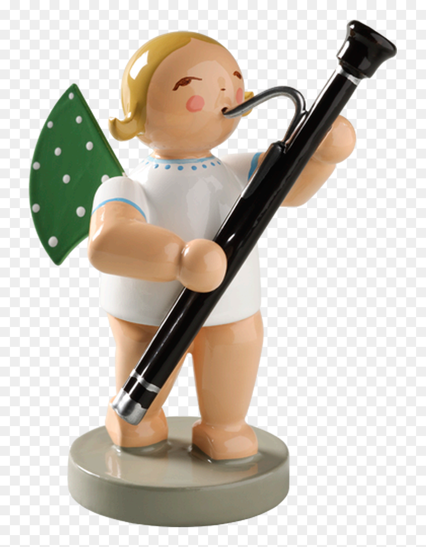 Angel With Bassoon - Wendt Und Kühn Engel Mit Flöte, HD Png Download - bassoon png