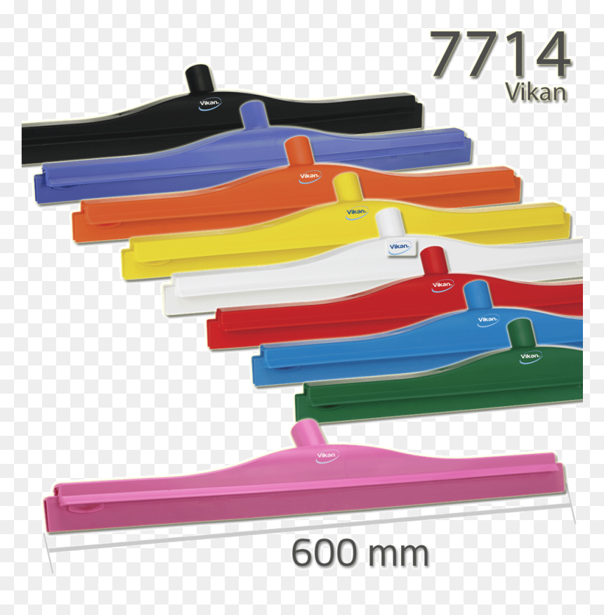 Vikan 7714 Hygienic Floor Squeegee W/replacement Cassette - Vikan Vloertrekker, HD Png Download - squeegee png