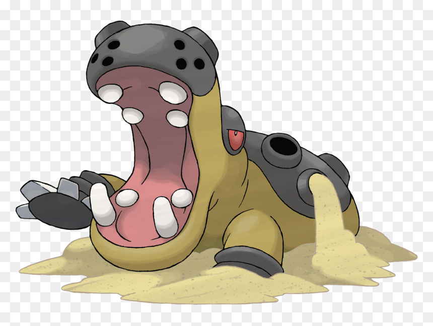 Pokemon Hippowdon, HD Png Download - dugtrio png